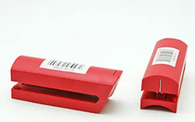 Produktbild von Robuster Bandspleisser 9 cm für präzises Spleißen von Textilbändern und Seilen, schwarz, 1 Stück