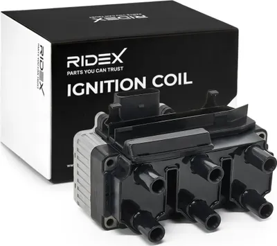 Produktbild von RIDEX 689C0126 Zündspule für VW Golf IV Schrägheck (1J1) Transporter IV Bus (70B, 70C, 7DB, 7DK, 70J, 70K, 7DC, 7DJ) GOLF III (1H1) Golf IV Variant