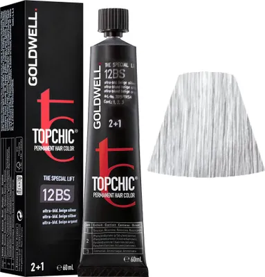 Immagine prodotto di Goldwell Topchic Tube 12BS Ultra Blonde Beige Silver 60ml
