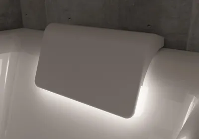 Produktbild von RIHO Kopfstütze 22, mit LED, weiß, 207049
