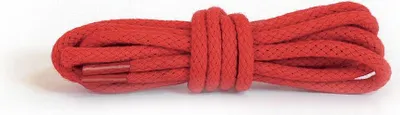 Produktbild von Strapazierfähige Baumwoll-Rundschnürsenkel Kaps 180 cm - Rot