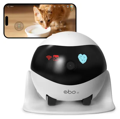 Produktbild von Enabot EBO SE FamilyBot – Bewegliche WLAN Innenkamera 1080P HD | Selbstaufladend