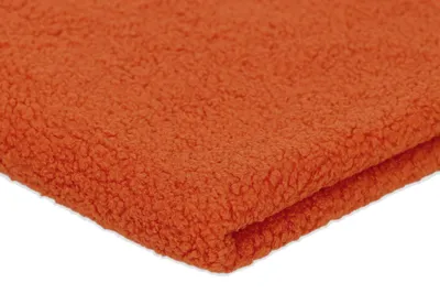 Image de Minkee Lamm Boucle, Sherpa, Kunstfell, CURL Fleece, Orange, 50 x 160 cm