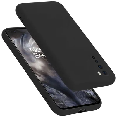 Produktbild von Cadorabo Hülle für OnePlus Nord Hülle Silikon Handyhülle Case aus flüssigem Silikon, Kratzfeste und stoßfeste Schutzhülle für OnePlus Nord