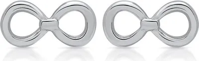Produktbild von lanii Ohrstecker aus 925er Silber Unendlichkeitszeichen (Silber)