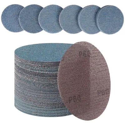 Produktbild von Schleifpapier Klett 150mm Keramik 60 Körnung 30 Stück für Exzenterschleifer