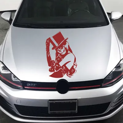 Produktbild von Aufkleber - Autoaufkleber "Skull Girl" Gothic 88cm x 60cm dunkelrot - Tuning Carystyling Heckscheibe Auto