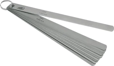 Obrázok produktu pre FORMÁT meradlo piestu 20 listov 0,05-1,00 mm, hrúbka: 0,05-1,0 mm, dĺžka: 200 mm
