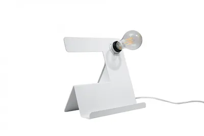 Zdjęcie produktu dla Lampa biurkowa INCLINE biała SL.0668 Sollux