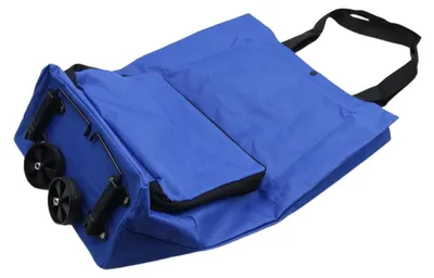 Imagen del producto de Bolsa de compras plegable con ruedas, ideal para supermercado y picnics