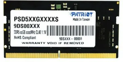 Produktbild von SO-DIMM 32 GB DDR5-4800 (schwarz, PSD532G48002S, Signature)