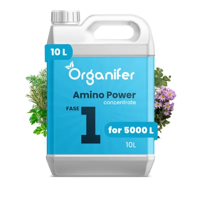 Produktbild von Flüssigdünger für die Wachstumsphase - Amino Power 10 l Konzentrat - für 5000 l- Organifer