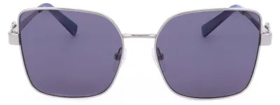 Productafbeelding van LONGCHAMP LO181S 044 ZILVER/GRIJS 56/17/140 Zonnebrillen voor dames