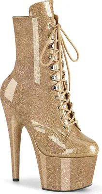 Produktbild von ADORE-1020GP Damen Booties von Pleaser, Gold , EU 43, US 13
