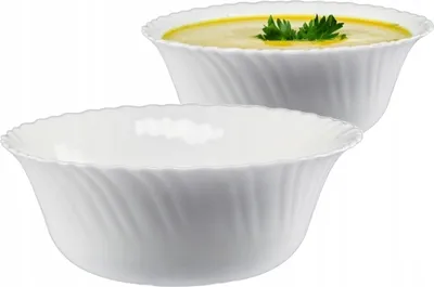 Immagine prodotto di Zuppiera e snack in vetro bianco 20 cm