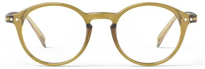 Produktbild von IZIPIZI Reading Shape D Golden Green Lesebrille runde, zeitlose Form, Uni- und Universalmodell, Dioptrie: + 2.0, LMSDC236_20
