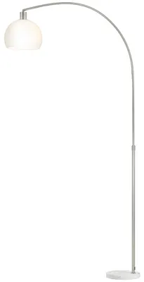 Produktbild von HOMCOM Stehlampe Wohnzimmer im Bogen Design mit Marmorsockel