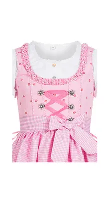 Produktbild von Kinderdirndl 3-teilig Linda in Rosa von Nübler Größe 110