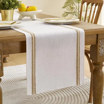 Productafbeelding van Wracra Jute tafelrunner - 275 cm lange macramé-loper voor dagelijks gebruik
