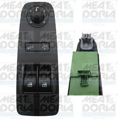 Produktbild von MEAT & DORIA 26285 Fensterheberschalter für FIAT Ducato Kastenwagen (250, 290) Vorne Links Fensterheber Schalter