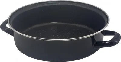 Obrázok produktu pre Plech na peenie a varenie Rosberg R51222A28, 28x7 cm, mramorov povrch, indukn ohrev, bez PFOA, ierny