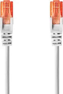 Immagine prodotto di Cavo di rete CAT6 | RJ45 maschio | RJ45 maschio | U/UTP | 0,25 m | Rotondo | PVC | Grigio | Etichetta
