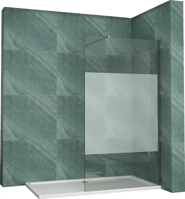 Produktbild von SONNI Walk in kabina prysznicowa 120x200cm z 8mm Nano ESG - częściowo satynowana