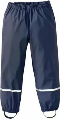 Produktbild von Uni Kinder Regenlatzhose, Wind- und wasserdichte Matschhose mit Inner Fleece gefüttert Regenhose-110/116