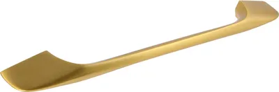 Zdjęcie produktu dla Wszystko w jednym uchwycie Uchwyt meblowy Malfa LA 192/224 mm - szerokość 245,5 mm, designerski uchwyt wykonany z odlewu cynkowego, złoty mat