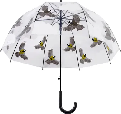 Productafbeelding van Esschert's Garden Transparante Paraplu met Vogels | 81 cm diameter