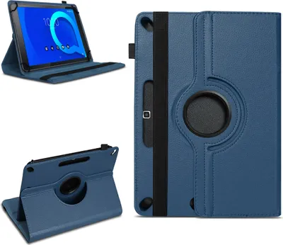 Produktbild von Tablet Tasche für Alcatel 1T 10 Hülle Schutzhülle Case Schutz Cover 360° DrehbarFarben:Blau