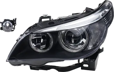 Zdjęcie produktu dla Johns, reflektory pasujące do BMW serii 5 E60 E61 01/05-03/07 Xenon D2S H7 lewy + przeciwmgielne. 63127160193 63177897187 7897187