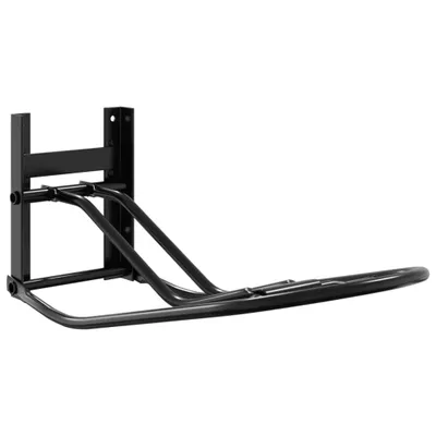 Produktbild von vidaXL Sattelhalter Klappbar Wandmontage Schwarz Eisen