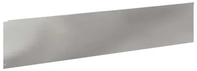 Produktbild von Rasenkante 20 stk. 100 x 22 cm Stahl Silber