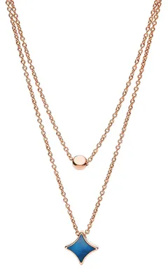 Produktbild von Fossil Damen Kette Collier Edelstahl rosé JF03196791