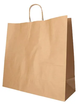 Image de PAPSTAR 88414 PAPSTAR Papier-Tragetasche, 350 x 350 x 140 mm, braun