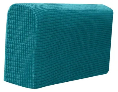 Produktbild von Sofa Armlehnenbezüge Stretch 2er-Set Blau Polyester