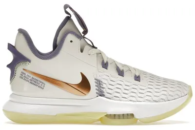 Produktbild von Nike LeBron Witness 5 Summit White Metallic Bronze - EU 47.5