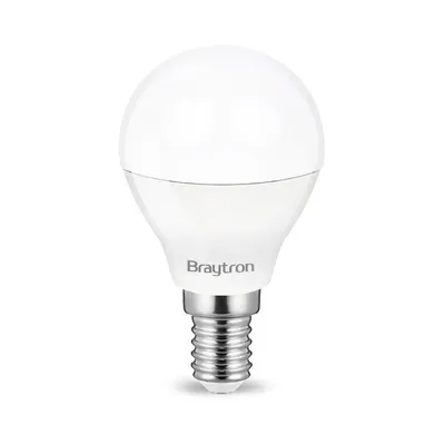 A white LED light bulb with a silver screw base, shown against a white background.