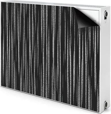 Produktbild von Magnet Heizkörper Heizkörper-Abdeckung Heizkörperabdeckung 100x60 cm  - Schwarz, design