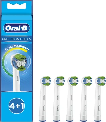 Obrázek produktu pro Oral-B Precision Clean 80339350, 5 kusů, Modrá, Bílá, 3 měsíc/ů, Německo, Oral-B, Alle Oral-B-handvatten, behalve Pulsonic en iO.