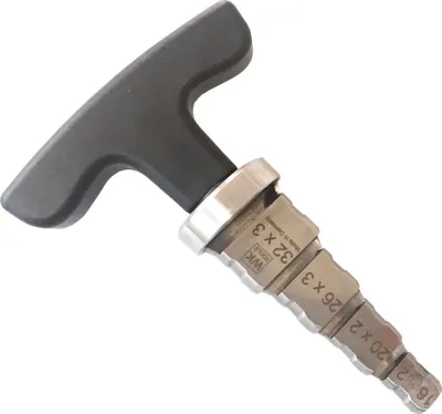 Immagine prodotto di Calibratore Pipetec per tubo multistrato in alluminio 16x2mm, 20x2mm, 26x3mm, 32x3mm : 16 mm - 20 mm - 26 mm - 32 mm Dimensioni: 16 mm - 20 mm - 26 mm - 32 mm