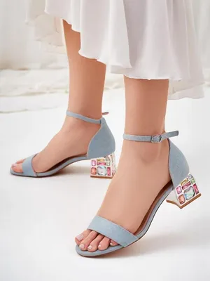 Produktbild von Royalfashion Damensandalen mit dekorativen Absätzen Ballou, Größe 38