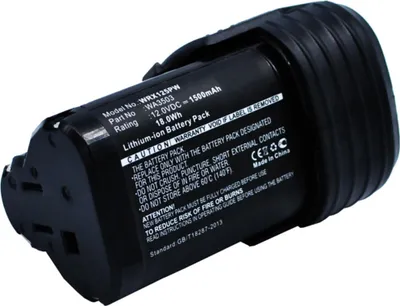Image de subtel 1x Batterie pour Outil Compatible avec Worx WX125, WX128, WX382, WA3503 - (1500mAh, 12V)