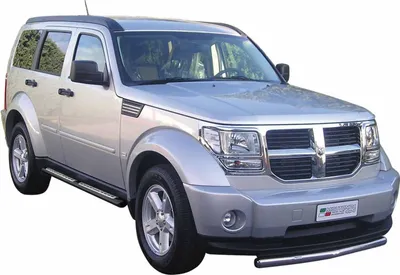 Zdjęcie produktu dla Progi boczne ze stali nierdzewnej do Dodge Nitro 2006-2011 czarne