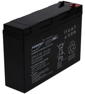 Image de Powery Batterie au plomb FP1245B compatible avec Panasonic UP-VW1220P1