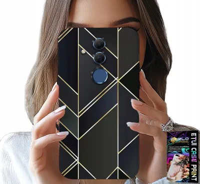 Image de Étui Pour Huawei Mate 20 Lite - Cadres Dorés, Designs Élégants + Verre
