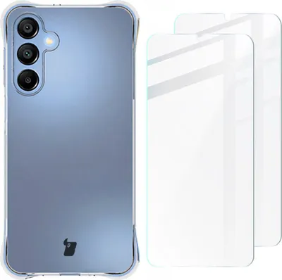 Produktbild von Etui + 2x szkło hartowane Bizon Case Clear Pack do Galaxy A16 4G/5G