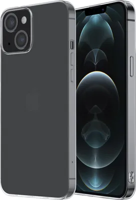 Immagine prodotto di cover posteriore in TPU per iPhone 13 - Trasparente
