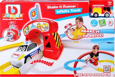 Zdjęcie produktu dla BB Junior - Tor wyścigowy Ferrari z samochodem - Strażacy